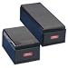 Office Products : Metal Busn Card File,400 Card Cap.,4-1/2'x6-1/2'x3-1/2',BK, Sold as 1 each