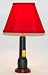 One of a Kind Recycled Black Plastic Flashlight Table Lamp