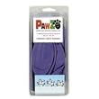 PAWS Natural Rubber Waterproof Dog Boots - Large, Purple (12 Disposable, Reusable Boots)