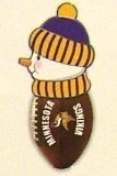 SC Sports Minnesota Vikings Light Up Snowman- Set of 3 - Minnesota Vikings Set of 3
