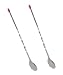 Lot of 2 Stainless Steel Bar Spoons 11