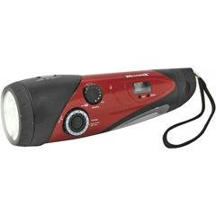 GPX FR1807 Weather X AM/FM Instant Weatherband Lantern Radio with Clock