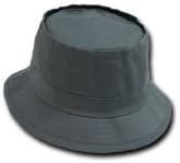 Decky Fisherman's Fishing Bucket Hat Men's L/XL Charcoal Gray