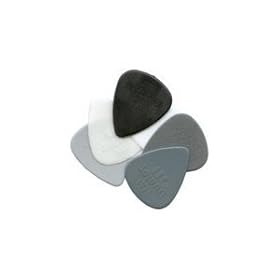 Jim Dunlop Nylon Guitar Picks / Plectrums (Handy pack of 6 Picks)
