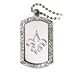 New Orleans Saints Crystal Dog Tag NFL Football Fan Shop Sports Team Merchandise
