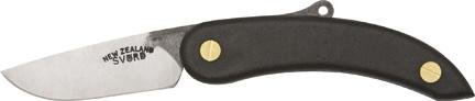 Svord New Zealand Peasant Folder Carbon Steel Black Handle Knife On Sale