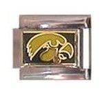 Iowa Hawkeyes Italian Style Charm