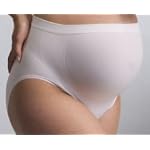 Ultra-Soft, Breathable Micro-Fiber Fabric, Integrated Under Belly and Lower Back Support Pregnancy Brief ( Black,White,Nude )