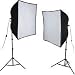 Smith Victor KSB-1000 2- Light Economy Softbox Light Kit (1000 total watts)