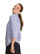 3/4 Inch Sleeve Stretch Broadcloth Blouse