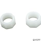 IMAGE OF Hose Mender Nuts, Plastic, White (2 Pack) ED15