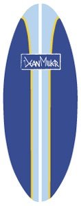 Childrens Toyshop  Toys : LA Rug Surfboard 16-by-47-Inch Nylon Rug, Blue