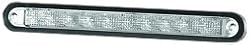 HELLA 959073001 '9073 Series' White 1" x 10" 12V DC Recess Mount LED Strip Light with Clear Lens and Wide Rim