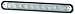 HELLA 959073001 '9073 Series' White 1 x 10 12V DC Recess Mount LED Strip Light with Clear Lens and Wide Rim