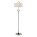 By Kovacs-Earring Collection Brushed Nickel Finish 1 Light Floor Lamp