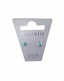 PilgrimSterling Silver PlatedTiny Turquoise Stud Earrings