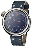 Giuliano Mazzuoli Manometro Blue Dial Leather Alligator Automatic Men’s Watch