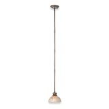Royce Verona Mini Pendant Palladio Bronze with Iridescent Alabaster Globe # RP2223PAL