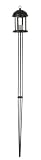 Paradise GL23990-BK 48-1/4-Inch Mini Round Lantern on Tiki Stand,Tall, Steel Stand Aluminium Construction