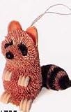 Brushkins by Nature's Accents Raccoon, Sitting, Ornament