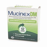 Mucinex DM Expectorant & Cough Suppressant, Extended-Release Bi-Layer Tablets, 40-Count Box