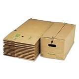 Recycled Stor/File Storage File, Tie Closure Lid, 12 x10x24, Letter, 12/ct - Same Day Shipping (orders by 3 pm), Next Day Delivery (in most cases)