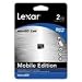 Lexar Mobile Edition - Carte memoire flash ( adaptateur microSDHC - SD inclus(e) ) - 2 Go - Class 2 - microSDHC