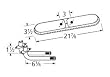 Oval Twin Stainless Steel Burner L-Shaped Venturi For Charbroil and Kenmore Grills
