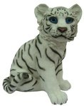 White Baby Tiger Statue