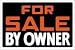 P-T TEMPLET Plastic Fluorescent Red For Sale By Owner Signs