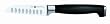 Henckels Four Star II - 3" Kudamono Parer Hollow Edge