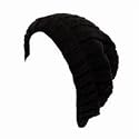 Best Quality Cable Knit Oversize Beanie Hat, One Size, Available in Four Colours -Black, Green,Navy or Grey . Super Style.