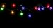 12 Piece Moravian Starburst Garland with Slow Color Changing LEDs