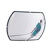 See All RR1218 Round Rectangular Glass Indoor Convex Security Mirror, 18" Length x 12" Width (Pack of 1)