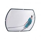 See All RR1218 Round Rectangular Glass Indoor Convex Security Mirror, 18 Length x 12 Width (Pack of 1)