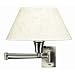 All Products : Simplicity Wall Swing Arm Lamp - Brushed Steel Finish