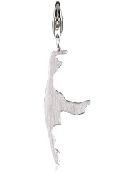 VINANI brand Germany 925 Sterling Silver Charm Pendant Sylt matte/shiny Inscription Sylt HSYT