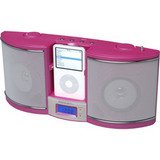 Emerson Pink Portable Sound System With iPod Dock