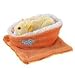 Go Go Hamster Accessories - Orange Hamster Bed and Blanket