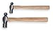 Westward 4YR62 Ball Pein Hammer Set, 2 PC, 12 And 24 oz