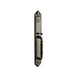 Baldwin Hardware 6952112 112-Venetian Bronze Entrance Lock Exterior Door Locks Single Cylinder Edinburgh Entrance Mortise Handleset Lockset