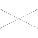 Bil-Jax Scaffolding System - Diagonal Pivoted Brace with 27 3/4in. Spacing, Model# 0010-01-07