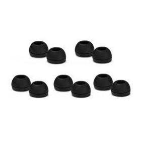 DMB Direct High Quality 10 Replacement Large Black Earbuds Tips Buds For Sennheiser CX300 / CX400 / CX500, MM50IP, Sony EX71 / EX81 , Phillips, Creative, Sharp, Panasonic, Skullcandy, Sony Ericsson Headsets, Denon, Griffin, ezGears, JBL 100% FITS