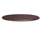 94000 Series Round Table Top, 42 Diameter, Mahogany