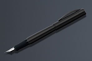 Porsche Design P3105 Pure Black Fountain Pen - Black Medium Nib 991000
