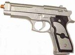 Ak887 9mm Silver Airsoft Pellet Gun