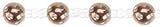 BLUE MOON GLASS BEADS MACHINE CUT DOT 14 STRAND/PKG-CRYSTAL