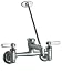 Chicago Faucets 897-RCF Service and Wash Sink Fittings - Adjustable 7 5/8-8 3/8 Centers, Chorme