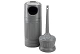 Smokers' Outpost & Littermate Trash Can Combo Gray by DCI MARKETING