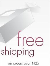 Free Shipping on orders over $125